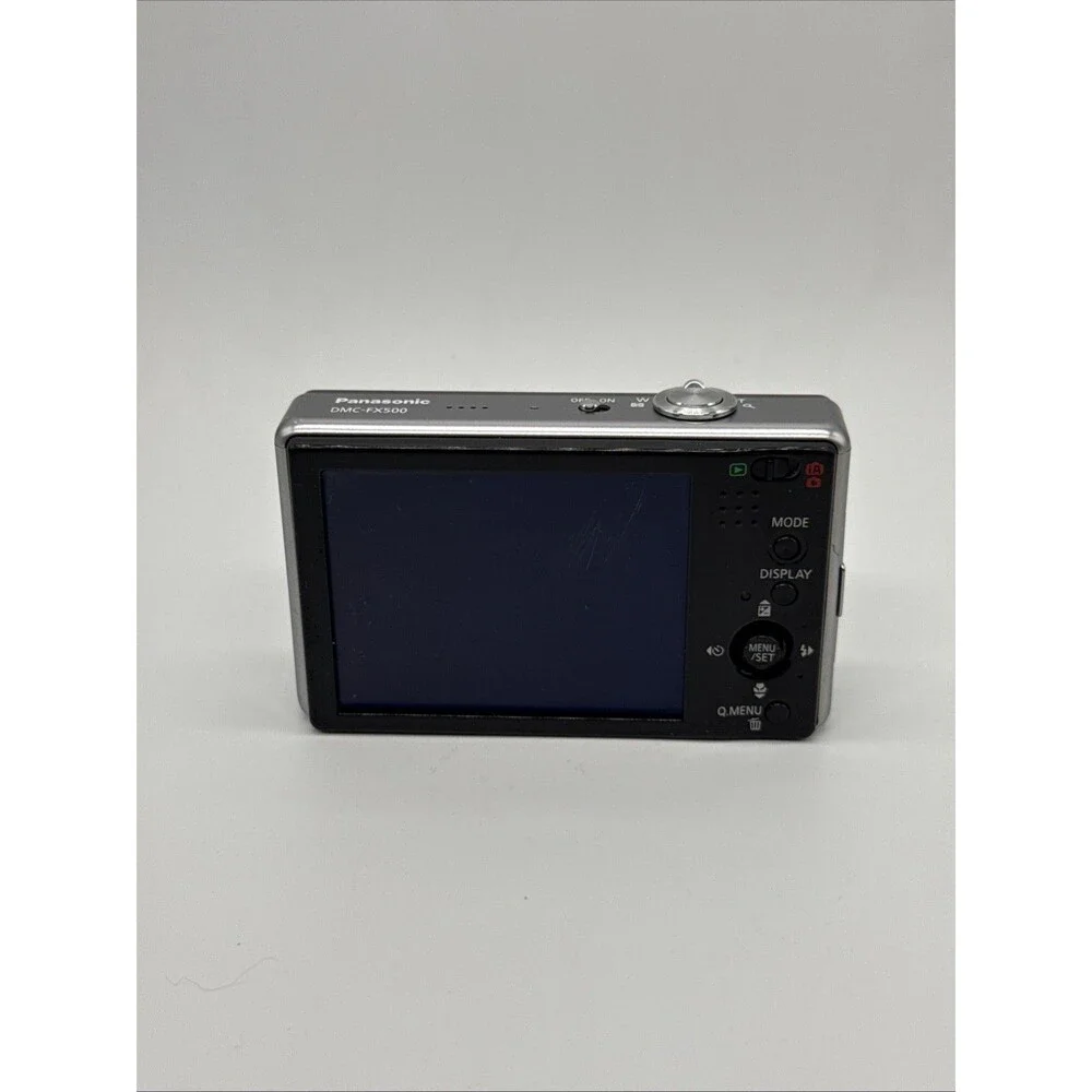 Panasonic Lumix DMC-FX500 10.1MP Digital Camera Black w/ 2 Batteries & Charger